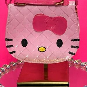 Hello Kitty Pink Mini Bag with Bow Approx. 7 x 5.5 x 2